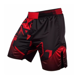 Shorts de boxe MMA/BJJ personnalisés pour adultes, design sur mesure, 100% polyester, impression numérique, respirant, unisexe, 240g sans couture sur le devant - Product Image 1