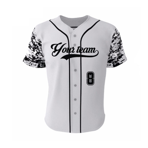 Maillot de softball personnalisé avec numéros d'équipe, 100 % polyester, imprimé par sublimation, manches courtes, col en V, fermeture à enfiler, écologique, XXL - Product Image 2