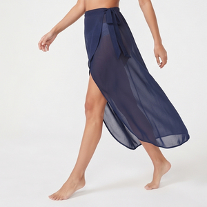 Ladies Sheer Transparent Beach Cover Up <b>Sexy</b> Mesh Beachwear <b>Skirts</b> For Women's Transparent Mesh Beachwear <b>Skirts</b> Ladies - Product Image 5