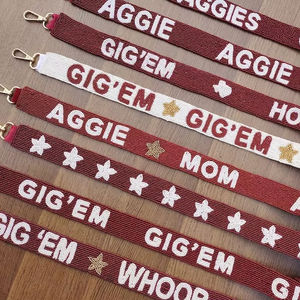 Cadena de cuentas acrílicas de estilo europeo-americano, accesorios de pulsera de cuentas de madera a la moda, resistentes al desgaste y que reducen la carga, correa de hombro para bolso - Product Image 1