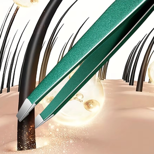 Juego de Pinzas de Acero Inoxidable de Alta Calidad de 4 Piezas, Precisión Profesional para el Cuidado Facial y de las Cejas - Product Image 6