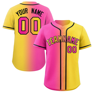 Camiseta de Béisbol de Alta Calidad con Estampado, Color Rosa Intenso, Estilo Retro - Product Image 2