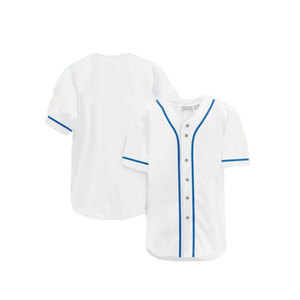 Maillot de baseball personnalisé professionnel 100% polyester, tissu respirant anti-transpiration, antibactérien, séchage rapide, entraînement de ligue - Product Image 2
