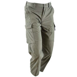 Pantalones cargo verde oliva para hombre, con múltiples bolsillos, material de lona, transpirables, estilo ropa de trabajo, cintura media, para uniforme de Austria - Product Image 1