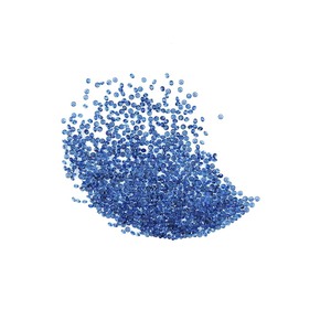 Zafiros azules de Ceilán naturales sin tratar ni calentar, calibrados en forma redonda de 1 mm, piedras preciosas de zafiro azul redondas sueltas naturales para joyería. - Product Image 3