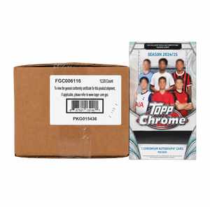 Boîte de collection de cartes de football Topp-s Chrome-Europe 2024/2025, scellée en usine - Product Image 3