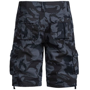 Pantalones cortos cargo elegantes y modernos para hombre, pantalones casuales de algodón elástico con múltiples bolsillos para verano, pantalones cortos deportivos para hombre. - Product Image 3