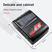 Imprimante Cashino PTP-II imprimante de reçus thermiques sans fil Bluetooth 58mm pour LOTTERY