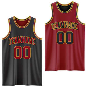 Uniforme de Baloncesto Reversible de Diseño OEM, Conjunto de Camiseta y Pantalones Cortos de Malla, Transpirable, de Secado Rápido, Ropa Deportiva para Equipos Juveniles de EE. UU. - Product Image 1