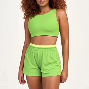Women's <b>Summer</b> Color Block Pickleball Dress Tank and <b>Skirt</b> Set Quick Dry Compress Fit Sportswear - Product Image 1
