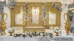 แผงโค้งมหราบสไตล์พระราชวังมุกุฎเกลางสำหรับงานแต่งงานแบบอิสลาม - Product Image 5