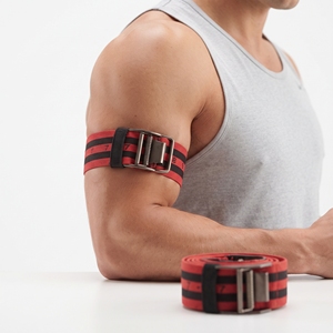 <b>Workout</b> Fitness BFR Compression Bands Training Muscle Fit Bicep Bands Men Professional Gym Trainer Blood Flow Restriction Bands - Product Image 5