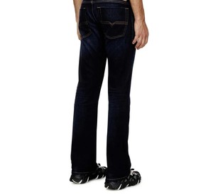 Pantalones Vaqueros Rectos con Cinturón para Hombre, de Alta Calidad, Ligeros, con Logotipo Personalizado, Corte Regular, Teñido en Prenda, Último Estilo, Color Sólido - Product Image 3