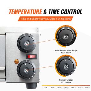 Forno elettrico da 12 \ "con temperatura regolabile 1500W con Timer 0-120Min-per uso domestico - Product Image 4