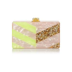 Accessoires de mode en cristal de qualité supérieure, pochette pour femmes en résine pour mariage et soirée - Product Image 3