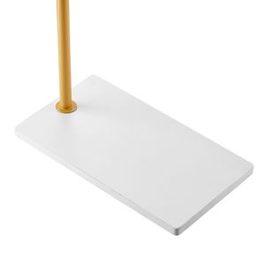 Appendiabiti da terra con base in quarzo e 3 ganci, attaccapanni autoportante per ingresso e ripostiglio - Product Image 5