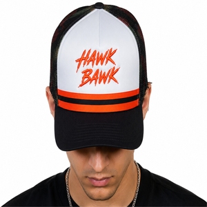 Casquette de sport unisexe personnalisable, respirante, imperméable, en polyester/coton, avec dos en mousse et maille, ajustable - Product Image 1