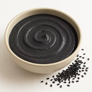 Pâte à tartiner au beurre de sésame noir grillé parfumée pour boulangerie, smoothies, desserts, crème de sésame saine - Product Image 1