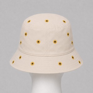 Sombrero de Pescador Personalizado con Bordado de Girasol, Fabricante Mayorista de Gorras de Sol Deportivas para Exteriores, Unisex, de Algodón, para Playa - Product Image 5