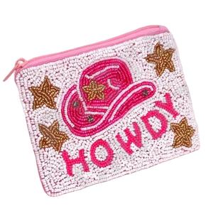 Monedero grande de Howdy, billetera personalizada con cuentas de semillas, hermoso regalo para mamá, diseño de corazones para niñas - Product Image 1