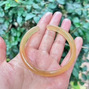 กำไลข้อมือเปิดทำจากเขาควายคุณภาพสูง ขัดเงา เป็นมิตรกับสิ่งแวดล้อม ดีไซน์ทันสมัย งานฝีมือธรรมชาติ ทำด้วยมือ ขนาดสั่งทำได้ ของขวัญแต่งงาน - Product Image 6