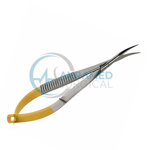 Tijeras Microquirúrgicas Castroviejo TC de 18 cm, Rectas y Curvas, de Carburo de Tungsteno y Acero Inoxidable, Instrumento Quirúrgico - Product Image 2