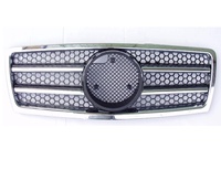 PIÈCES DE VOITURE AUTO TUNING CALANDRE DE PARE-CHOCS AVANT pour BENZ Classe C W202 1994-1998 pour LOOK AMG CALANDRE DE RADIATEUR DE VOITURE