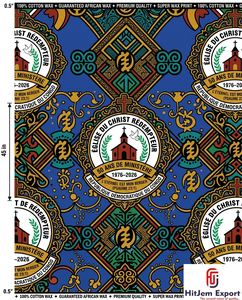 Premium African Wax Print Fabric Manufacturer for Church Anniversary Celebration Event Uniform Textile Supplier - Product Image 5