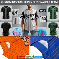 Maillots de baseball personnalisés Vernexa Sports, sublimation de vos propres designs, maille 100% polyester, coupe ample, taille plus, surdimensionné