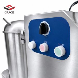 GRACE Equipo de Cocina Comercial, Peladora de <span class=keywords><strong>Papas</strong></span> Industrial Móvil con Tapa y Descarga Lateral para Catering - Product Image 4