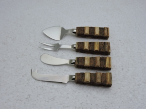 Stainless Steel Cheese Utensil Set 4 Piece With Colorful Handle Serving Tools Hand Wash Only - Product Image 6