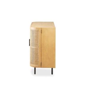 Premium Rattan with High Quality Material Living Room Cabinet Modern Slab Doors Ample Storage Compartments - Product Image 4