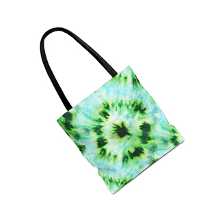 Custom 100% Organic Tie DyeCotton Canvas Tote <b>Bags</b> With Long Handle Supermarket Promotion Use Handled Custom Size - Product Image 3