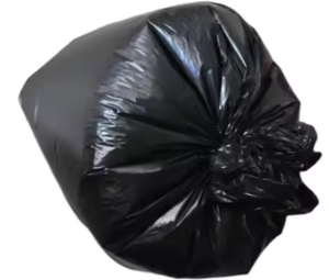 Sac poubelle en plastique HDPE PE noir de 100 L, robuste, vente en gros - Product Image 5