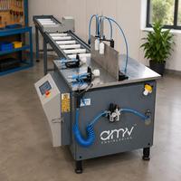 Machine de découpe en aluminium et acier inoxydable AMV ENGINEERING, commande PLC, haute précision, 220V