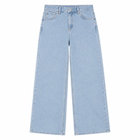 Jean en denim MetroFlex vintage délavé coupe large pour homme, en coton premium écologique, style streetwear décontracté, idéal automne-hiver