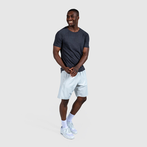 Camiseta Deportiva Transpirable de Manga Corta para Hombre, de Secado Rápido, Color Sólido, Cuello Redondo, Informal, para Verano - Product Image 6