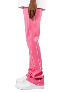 Pantalon de survêtement de jogging athlétique à coupe étroite pour hommes Pantalon de survêtement tactique décontracté à taille haute en coton polyester coupe ajustée - Product Image 3