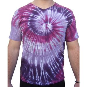 Muscle Fitted Gym Tie Dye T Shirt Camiseta de manga corta multicolor tie-dye Camiseta de Jersey tie-dye de calidad premium - Product Image 1