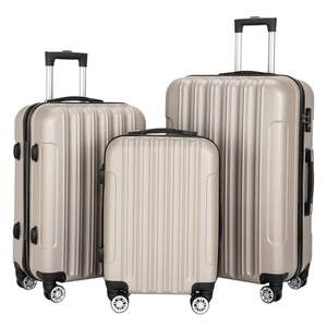 Champagne 3-en-1 Multifonctionnel Grande Capacité Voyage Stockage Valise Ensemble Bagages - Product Image 1