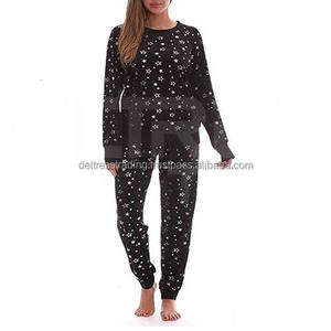 Premium décontracté femmes un ensemble survêtement conception solide de haute qualité écologique séchage rapide respirant hiver survêtement attrayant - Product Image 1