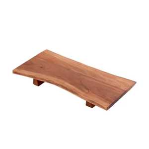 Planche de service rectangulaire en bois avec incrustation de résine blanche, artisanale, plateau à charcuterie en bois dur de qualité supérieure, plateau à fromage, ustensiles de cuisine - Product Image 2