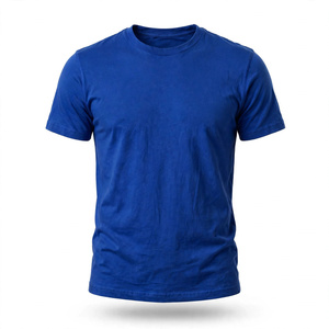 T-shirt pour homme de qualité supérieure à manches courtes 100% coton col rond coupe classique décontractée couleur unie jersey tricoté de BD - Product Image 4