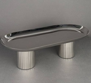 Modern Handmade Eco-Friendly Stainless Steel Cocktail Garnish Holder Dual Tray Bar Tool for Wine Minimalist Design Durable - Product Image 3