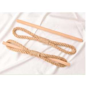 Premium Handmade Jute Curtain <b>Tiebacks</b> – Eco Natural Fiber Curtain Holders with Durable Braided Design - Product Image 4