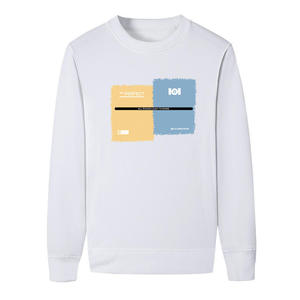 Sweat-shirt à col rond unisexe en molleton de coton épais, personnalisable avec logo, haute qualité, tendance actuelle, pour hommes - Product Image 2
