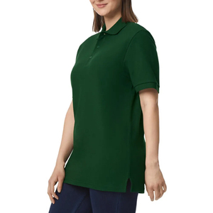 Camiseta Polo de Manga Corta para Hombre, Unisex, Tejido Sólido Antiarrugas, Algodón y Poliéster, Color Sólido, Informal para Adultos, Venta al Por Mayor - Product Image 3