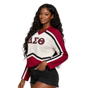 Maglia da Hockey Delta Sigma Theta per Donne, Vestibilità Comoda, Qualità Premium, Abbigliamento Sportivo per Confraternite Greche - Product Image 3