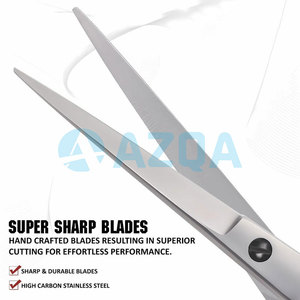 Ciseaux de coiffure professionnels en acier inoxydable de qualité supérieure avec étui en similicuir pour un style professionnel - Product Image 3