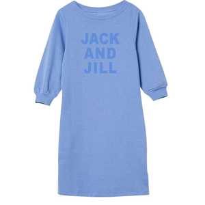 แจ็คแอนด์จิล เสื้อสเวตเชิ้ตผู้หญิงสีน้ำเงิน แขนยาว สไตล์ลำลอง ทรงหลวม ความยาวปานกลาง แฟชั่นฤดูหนาว ขายส่ง - Product Image 1